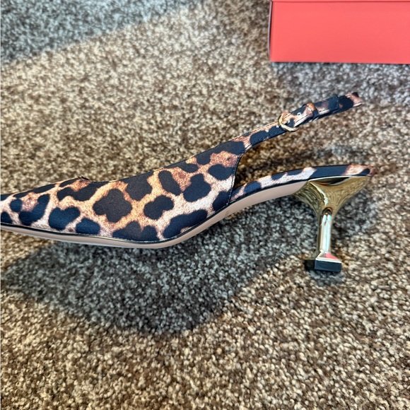 New Katy Perry Collections Animal Print Slingback Heels. Size 8.5 - Picture 3 of 5